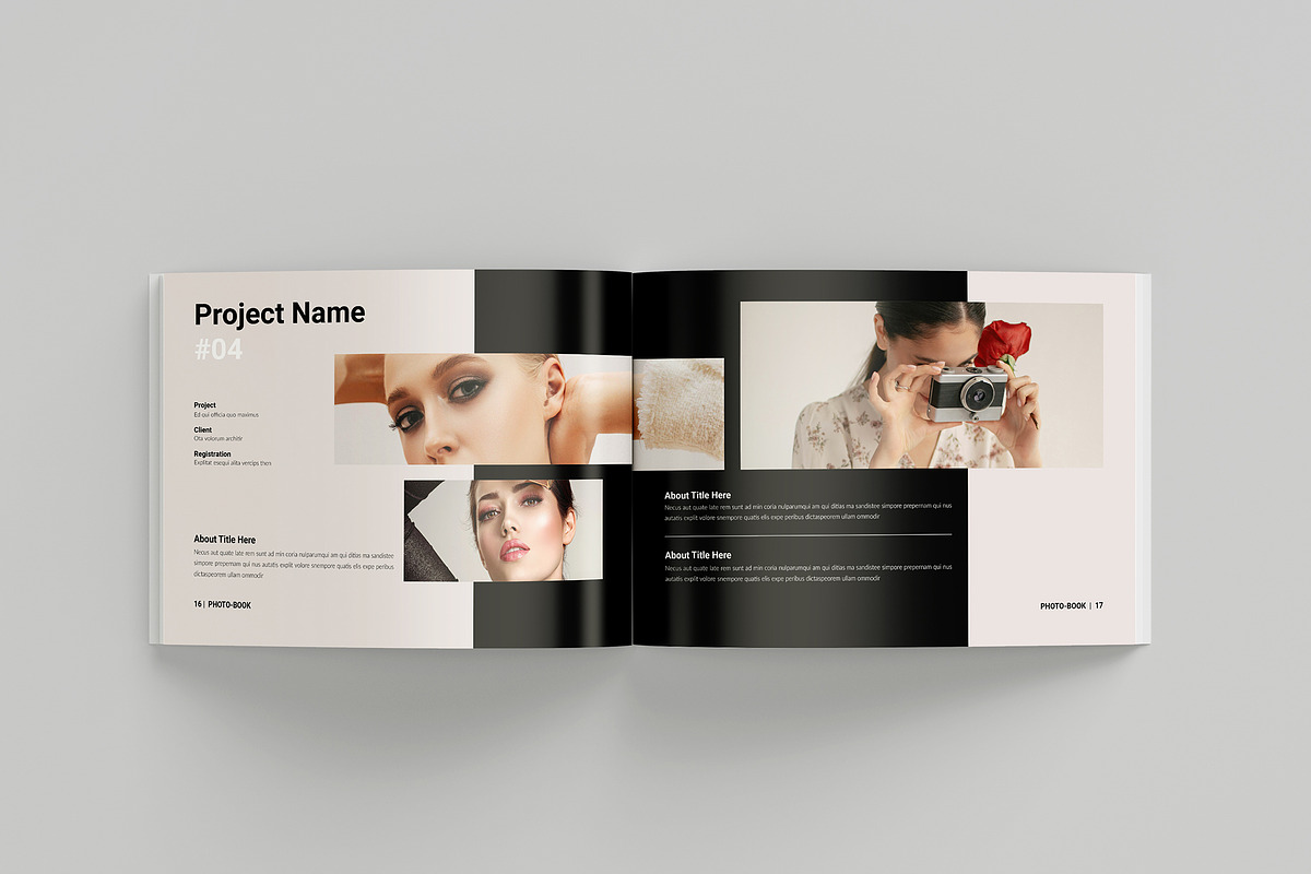 Fashion Photobook & Portfolio, a Magazine Template by Spark_Creative (Photo 9 of 13)