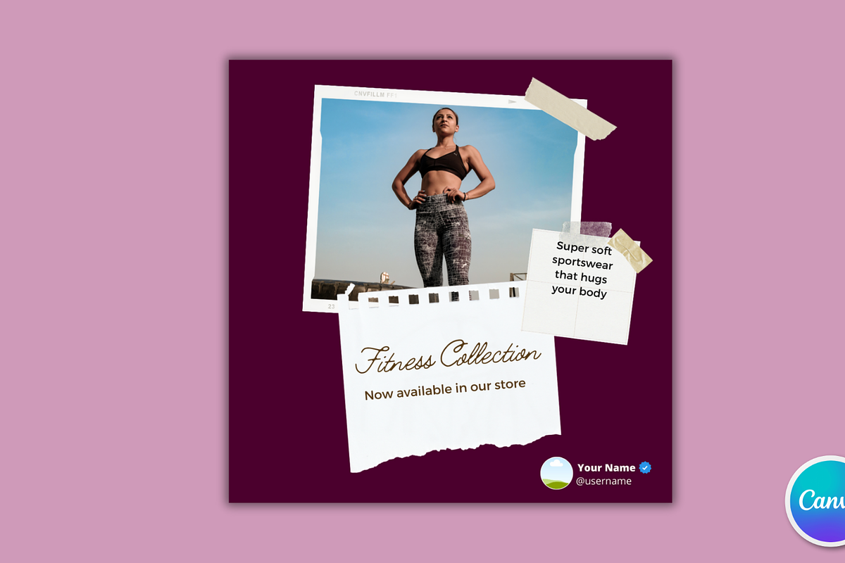 Fashion Clothing Instagram Template, a Social Media Template by Canvagator