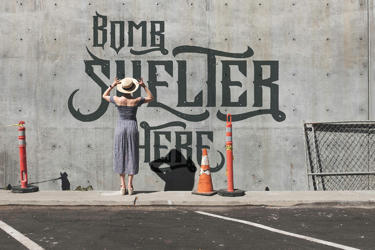 Shelter Vintage Label Font, a Serif Font by JumboDesign (Photo 3 of 6)
