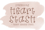 Heart Stash Font with Heart Doodles!, a Symbol Font by Affinity Grove (Thumbnail 1 of 8)