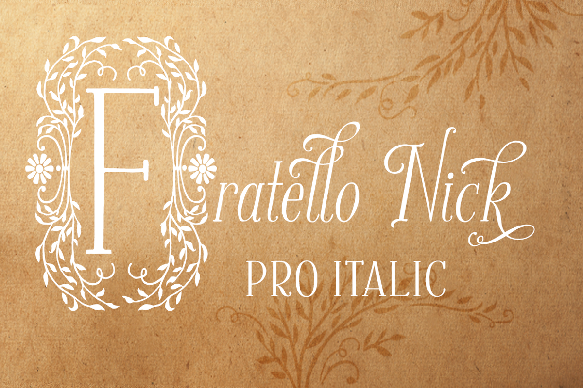 Sale-Fratello Nick Pro Italic