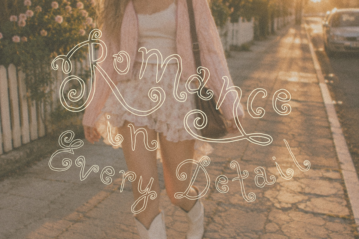 Really Curly Font, a Handwritten Font by AnnArt (Photo 9 of 10)
