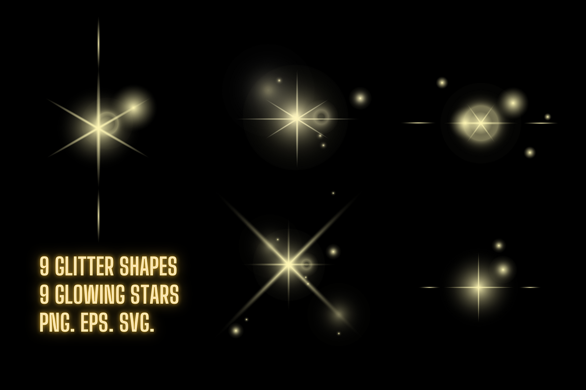 Glitter Confetti Glowing, an Object Graphic by Iryna Danyliuk (Photo 3 of 3)