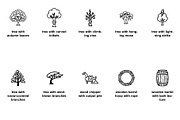 Forestry and logging machinery Icons, an Outline Icon by Nurlan's shop (Thumbnail 3 of 6)