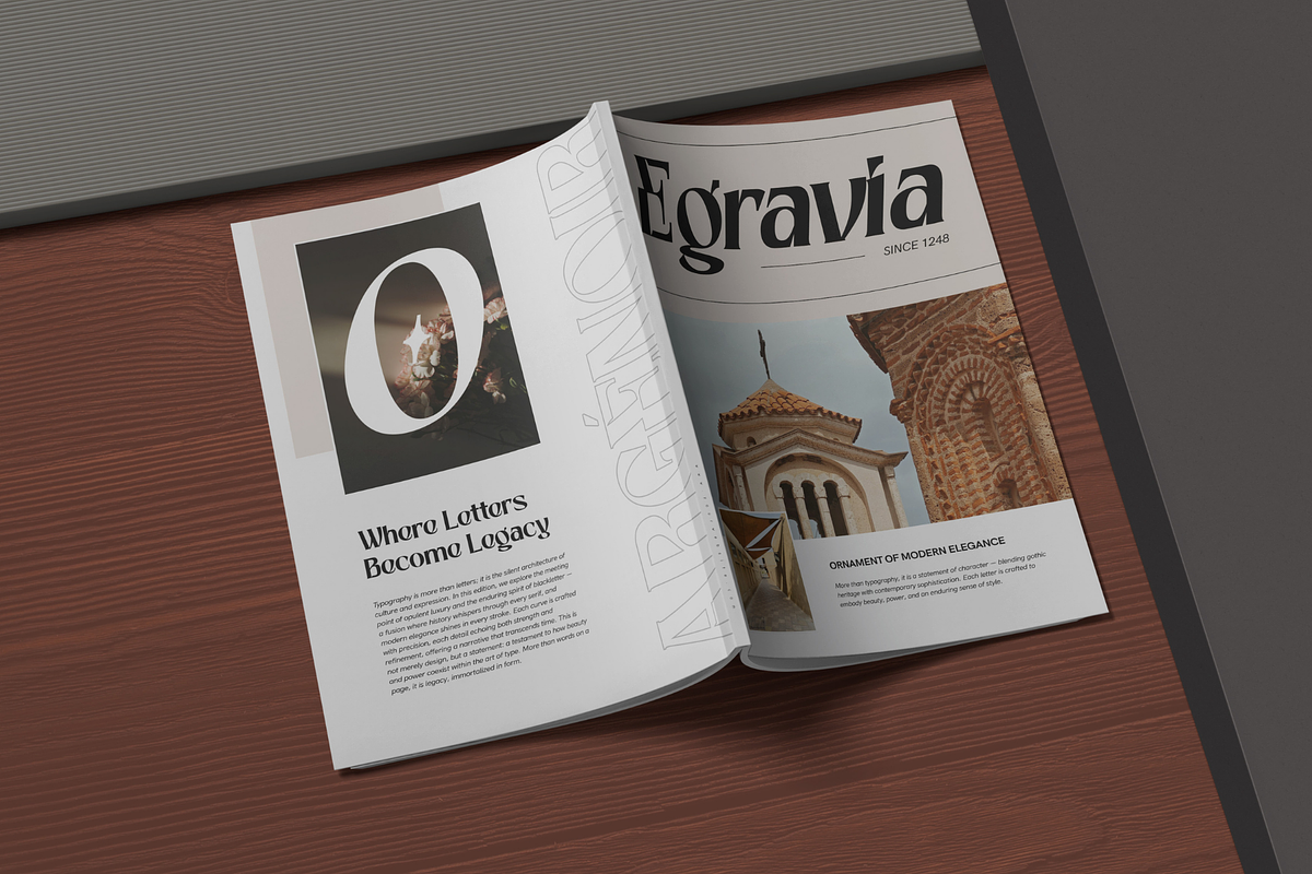 Foga - Modern Serif Logo Font, a Serif Font by Nirmana Visual (Photo 11 of 11)
