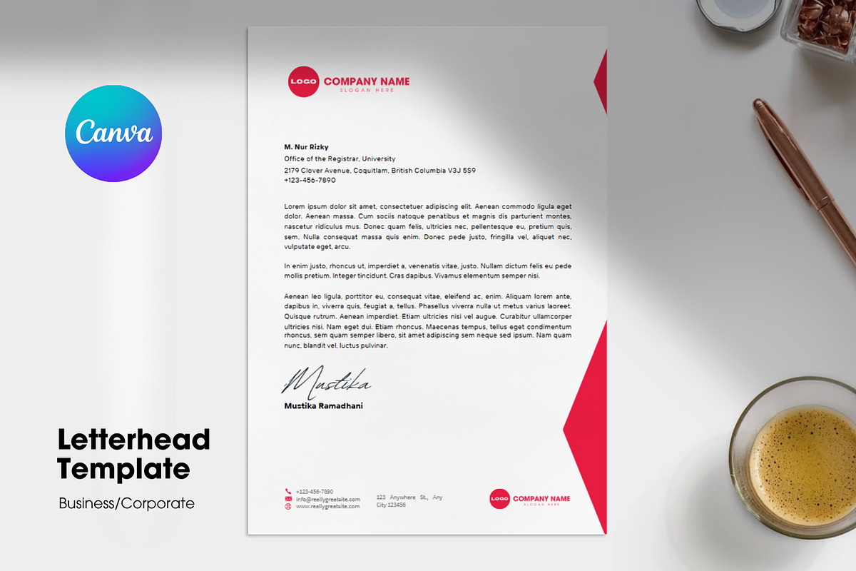 Letterhead Templates 41, a Stationery Template by Akdesain