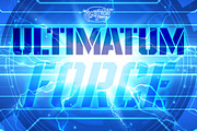 Ultimatum Force heavy duty stencil, a Sans Serif Font by Comicraft Fonts (Thumbnail 1 of 5)