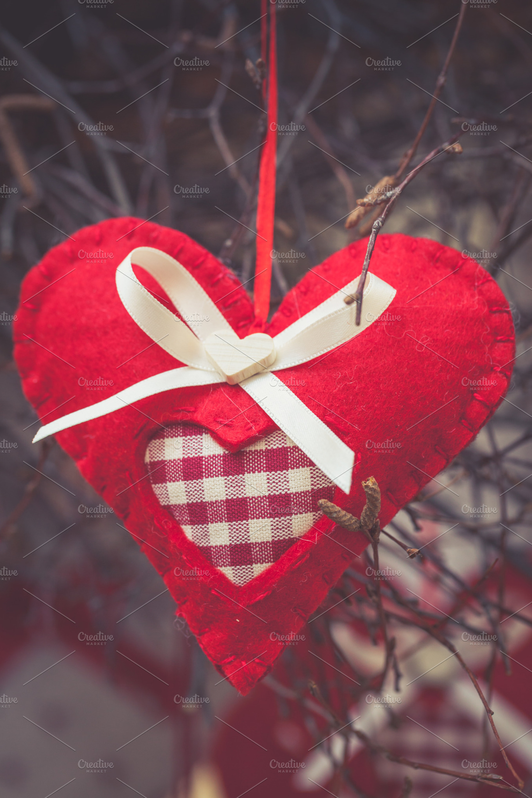 Handrafted fabric heart, a Holiday Photo by Dolce Vita