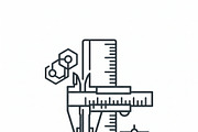 52 Smart Data Analytics Icons, an Outline Icon by adenpinkstore (Thumbnail 3 of 16)