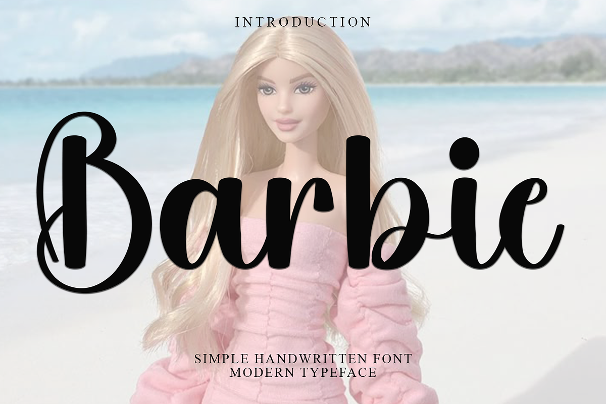 Barbie, a Handwritten Font by FreshTypeINK (Photo 1 of 6)