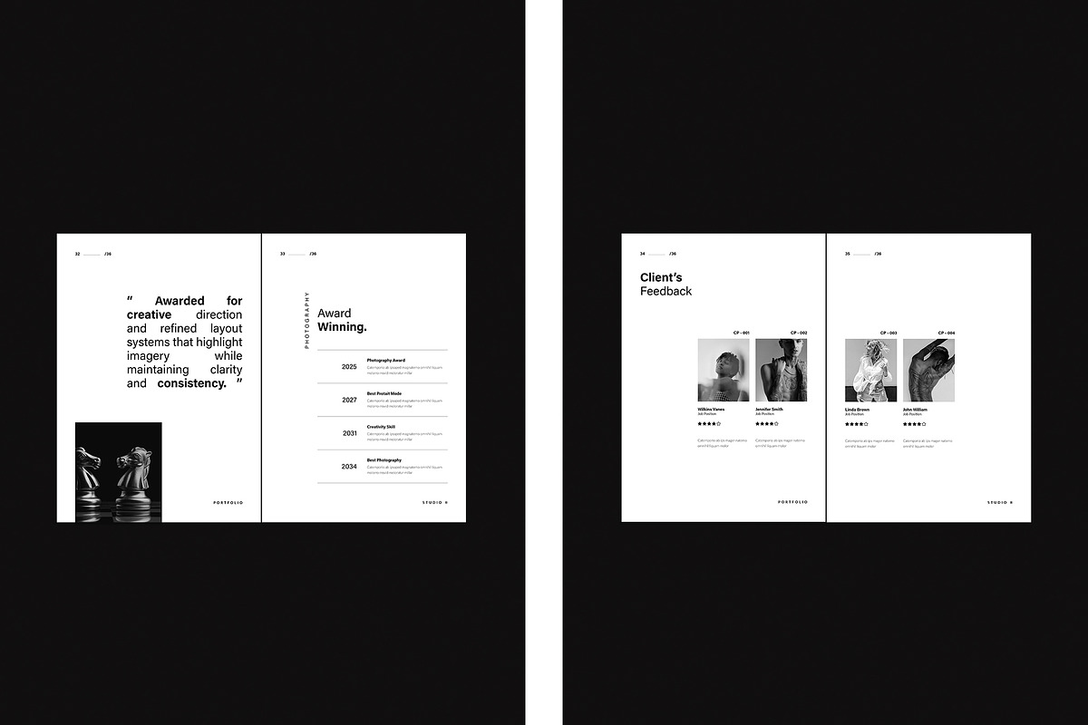 Photography Portfolio Template, a Brochure Template by TemplateFolio-Shop (Photo 13 of 17)