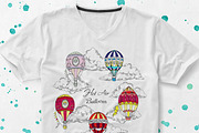 Colored Air Balloons, an Illustration by Nataliapiache (Thumbnail 6 of 7)