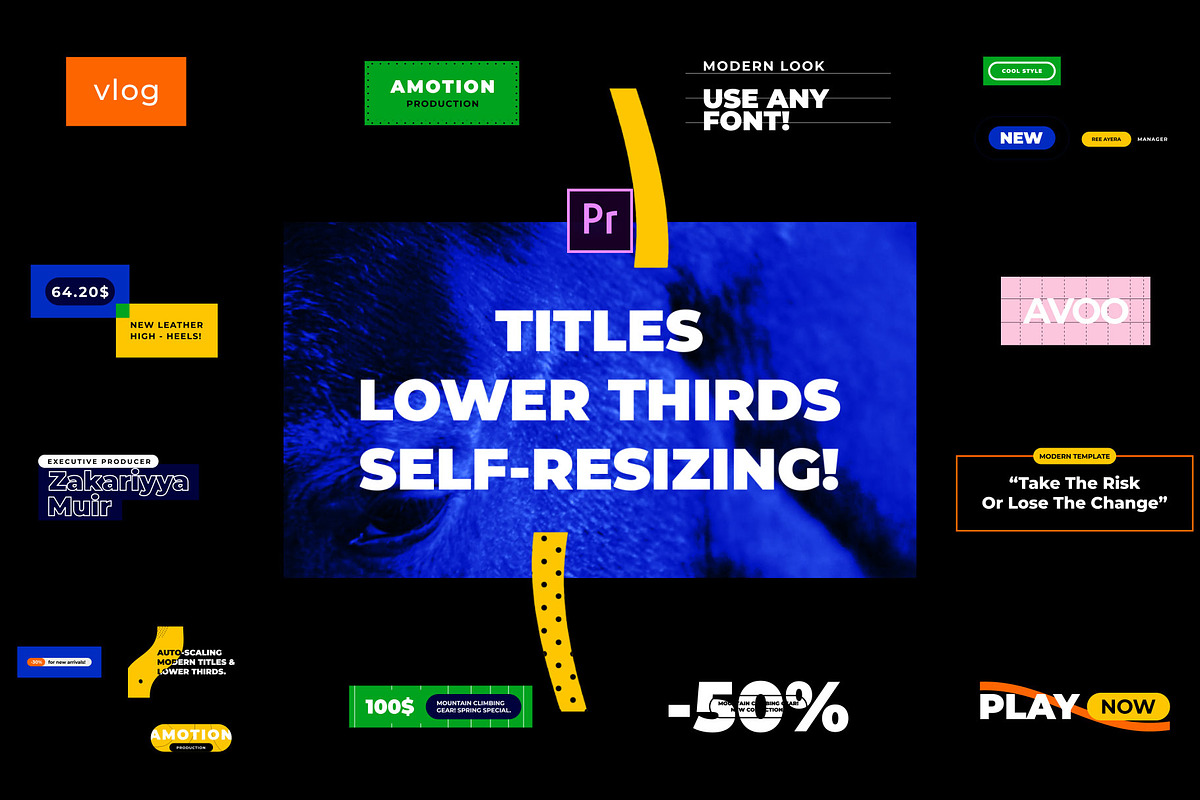 ANIMATED Titles Modern (Premiere), a Presentation Template by Atamotion (Photo 1 of 9)