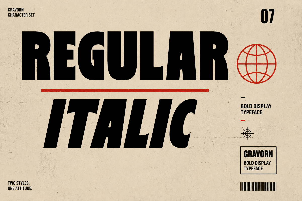 GRAVORN – Bold Display Typeface, a Sans Serif Font by Muksal Creative (Photo 7 of 10)