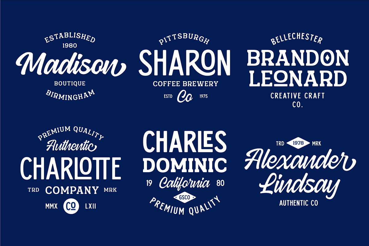 Juliette Collin - Vintage Font Famil, a Script Font by Grezline Studio (Photo 4 of 13)