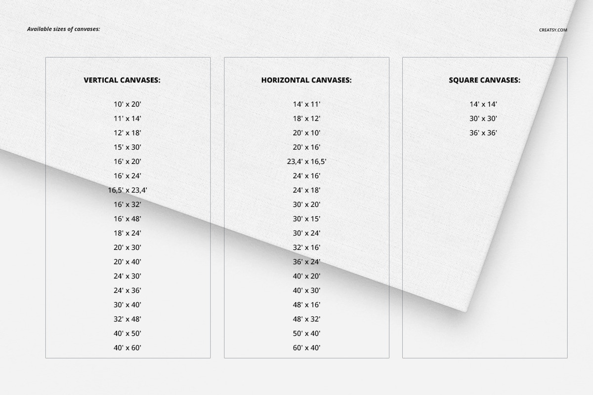 Canvas Print Mockup Set, a Poster Template by creatsy5 (Photo 2 of 12)