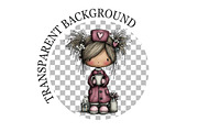 Whimsical Christmas Nurse Girls Clip, a Seasonal Illustration by Rose Art (Thumbnail 5 of 6)