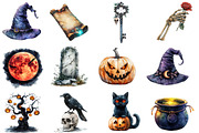 Dark Halloween Sublimation Clipart, an Illustration by Designworld (Thumbnail 4 of 5)
