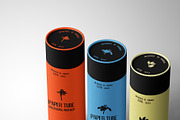 Slim Paper Tube Packaging Mockup Set, a Packaging Mockup by Sheikhadesign (Thumbnail 11 of 11)
