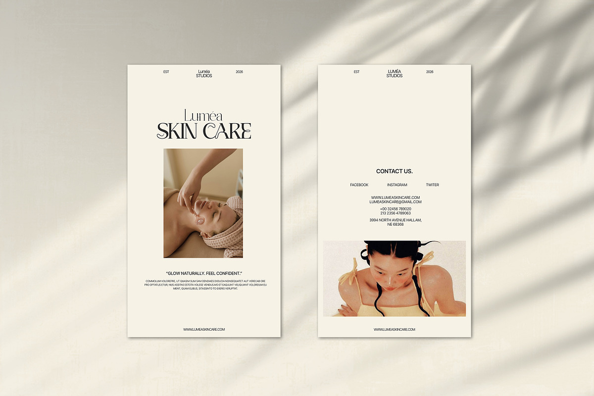 LUMEA | Beauty & Skin Care Template, a Social Media Template by Creatiya Type (Photo 6 of 13)