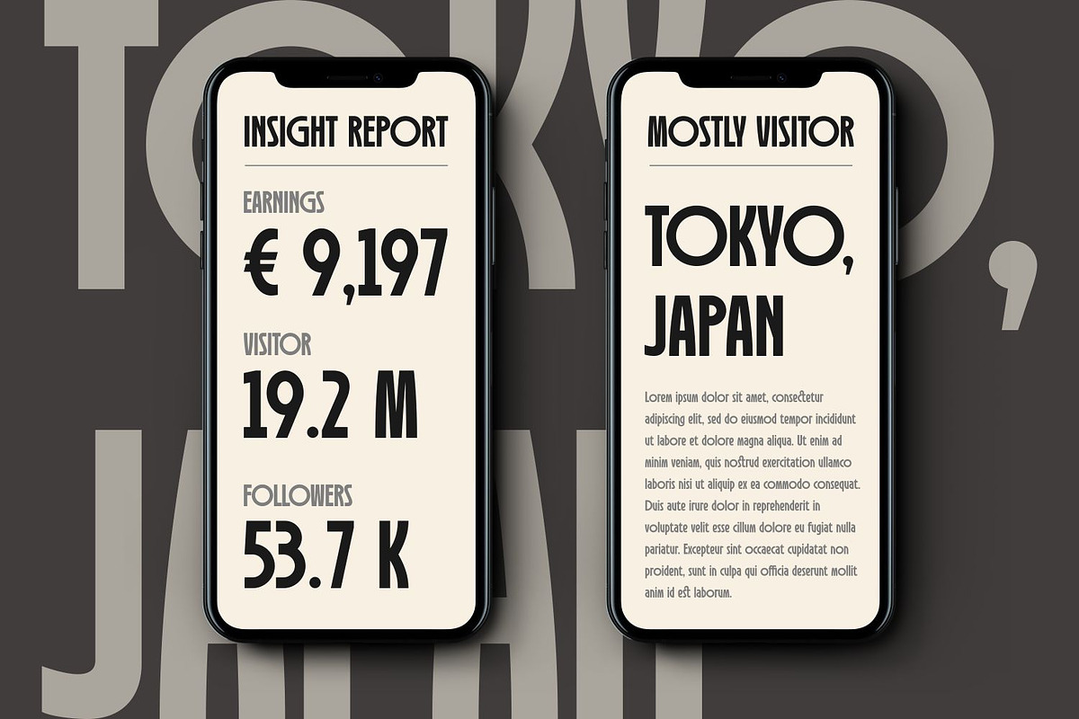 Robinco - Ligature Art Deco Font, a Sans Serif Font by Asenbayu (Photo 5 of 15)