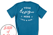 Back Of T-Shirt BC3001 Mockup Bundle, a Shirt Mockup by lock and page (Thumbnail 53 of 88)