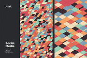 Social Media Vector Backgrounds V 03, a Background Graphic by dvtchk (Thumbnail 10 of 10)