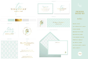 SALE! Premade Brand Kit Logo Design