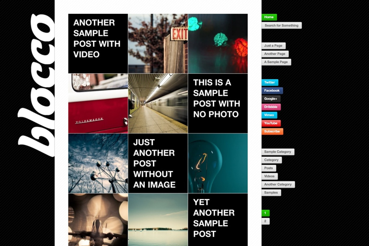 Blocco, a WordPress Template by Press75 (Photo 1 of 3)
