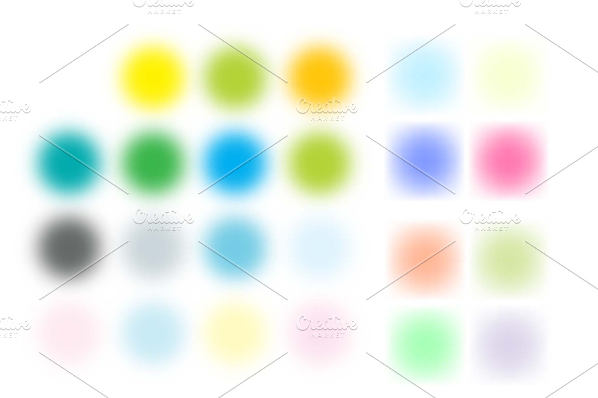 36 Fluid Gradient Mesh set, an Object Graphic by bungamustia (Photo 2 of 4)