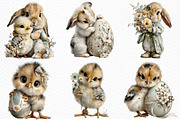 Whimsical Easter Clipart Png, an Illustration by Craft Nest (Thumbnail 6 of 11)