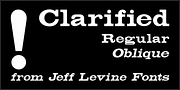 Clarified JNL, a Serif Font by Jeff Levine Fonts (Thumbnail 1 of 5)