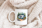Watercolor Camping Clipart Bundle, an Illustration by Moon Studio (Thumbnail 15 of 15)