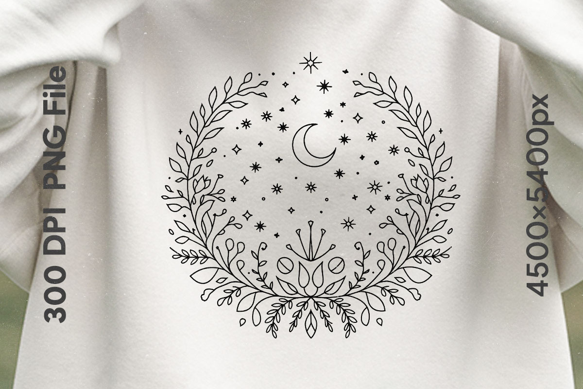Hand Drawn Mystic & Celestial Bundle, an Object Graphic by GlitterCraft (Photo 28 of 41)