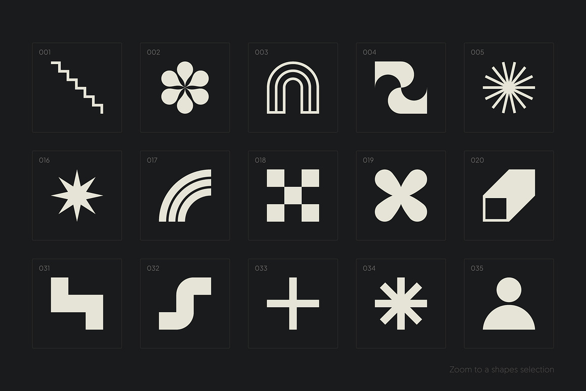 Geometrica Vol.1 – Vector Shape Kit, an Object Graphic by Léo Alexandre (Photo 3 of 16)