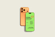 iPhone 17 Pro Mockup, an iPhone Mockup by Graphicbars (Thumbnail 3 of 12)