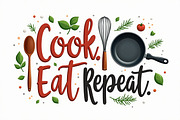 Kitchen T-Shirt Bundle, an Illustration by hafijul (Thumbnail 4 of 11)