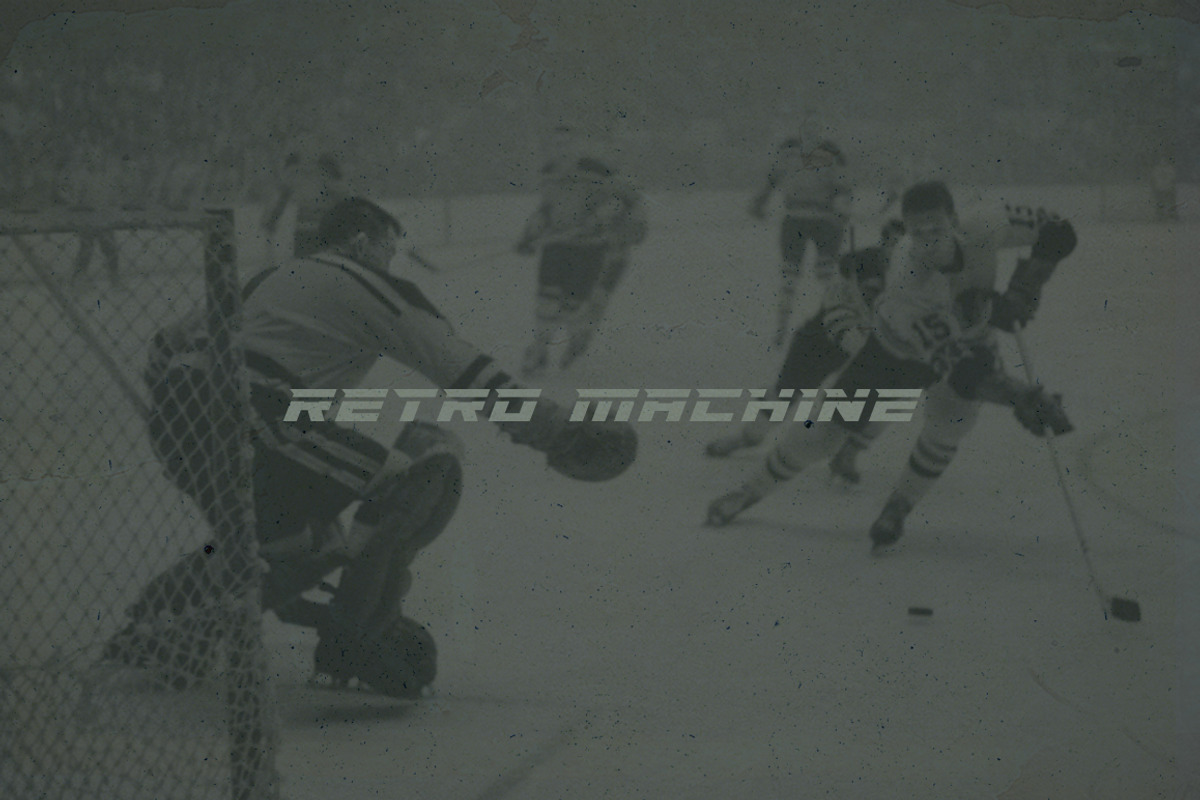Retro hockey, an Illustration by Retro Machine (Photo 7 of 7)