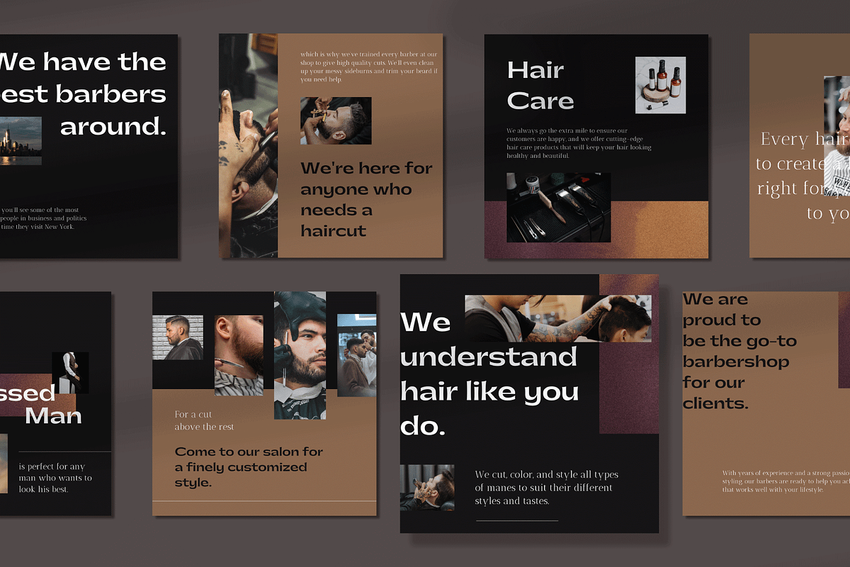 Barbershop - Social Media Pack, a Social Media Template by Nusa Space (Photo 3 of 7)