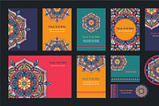 20 Mandala Vintage Template Card., a Card Template by Noree (Thumbnail 11 of 20)