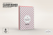 Clear Box Set Packaging Mockup, a Cups & Container Mockup by INCDesign (Thumbnail 11 of 21)