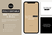 150 Inspiring Instagram Templates, a Social Media Template by RB Boutique (Thumbnail 3 of 12)