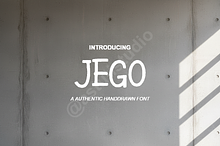 Jego - Modern Luxury Serif Typeface