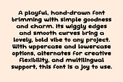 Smoothie Font - Hand Drawn Charm, a Handwritten Font by Studio Funshop by Kelli (Thumbnail 9 of 11)