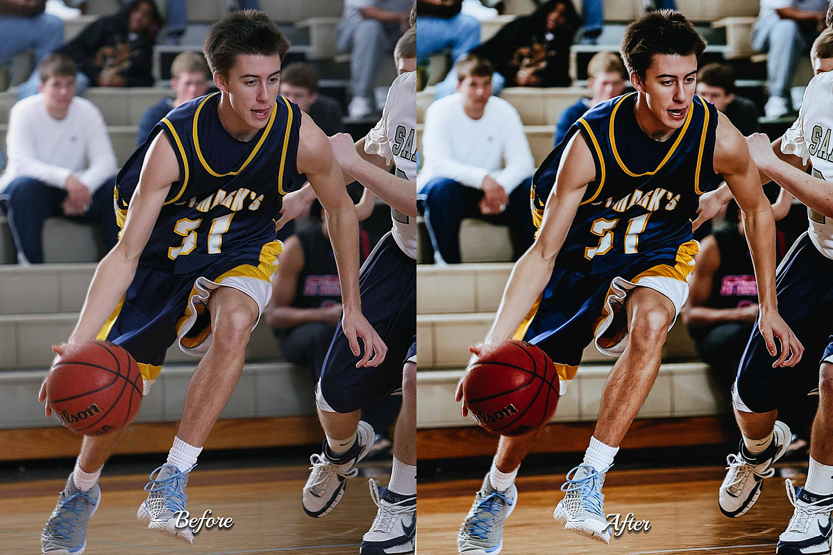 15 Basketball Photoshop Actions, an Action Add-On by 3Motional (Photo 7 of 10)