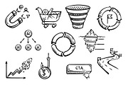 Business Process Management Icon Set, an Object Graphic by Design by Irihaha (Thumbnail 4 of 4)