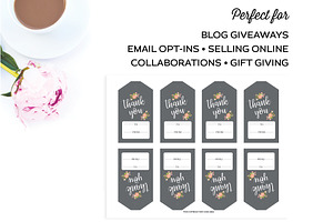Gift Tag Templates for Illustrator