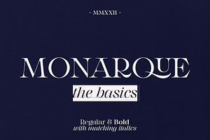 Monarque Classy Serif - Basic Pack