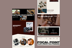 Focal Point - Squarespace Template