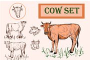 FARM ANIMALS BUNDLE, an Animal Illustration by IPVector (Thumbnail 2 of 9)